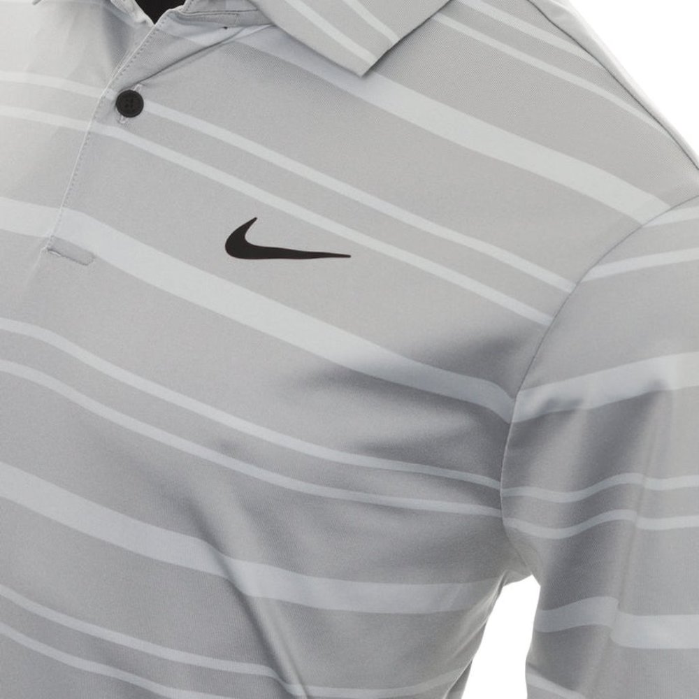 $80 Men's MEDIUM Nike Dry Victory + Plus RIpple Golf Polo Shirt dr5300 077 Tiger